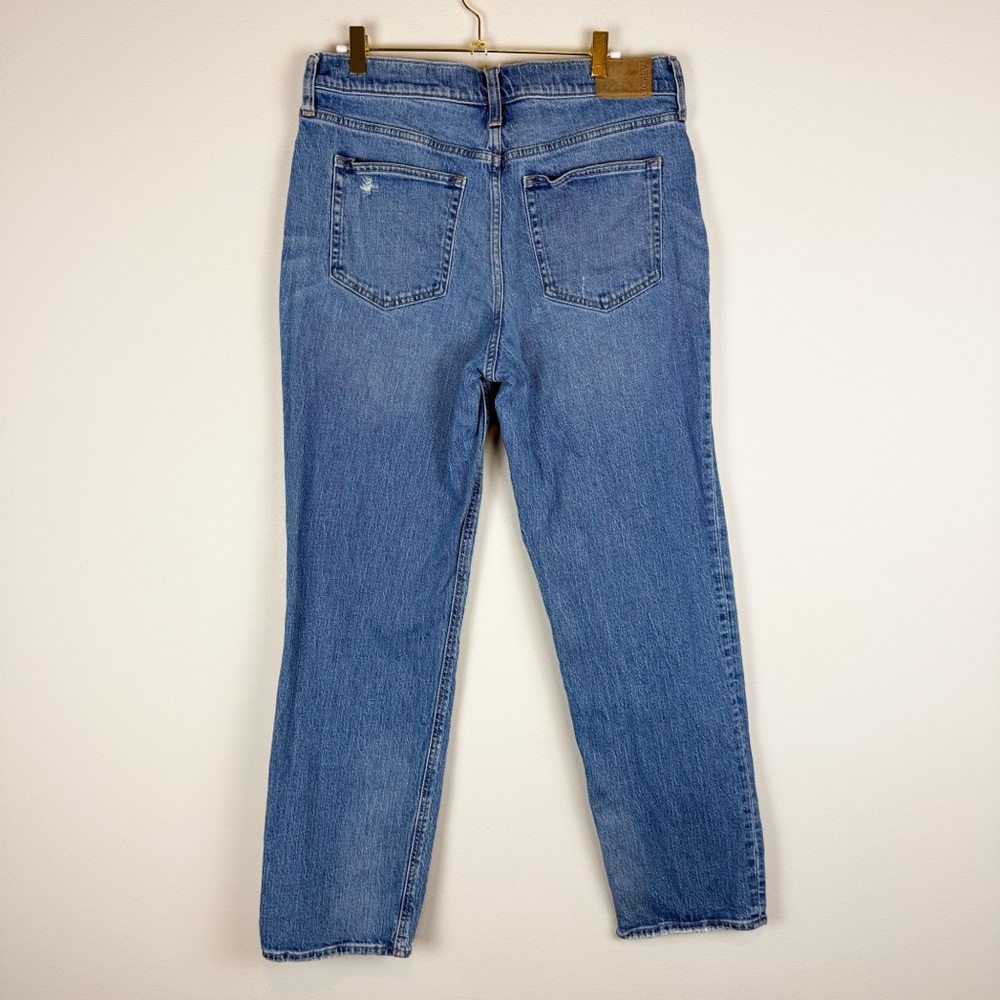 J. Crew 90s Classic Straight Leg Jeans High Rise Size 29T 29 Tall - Picture 9 of 14